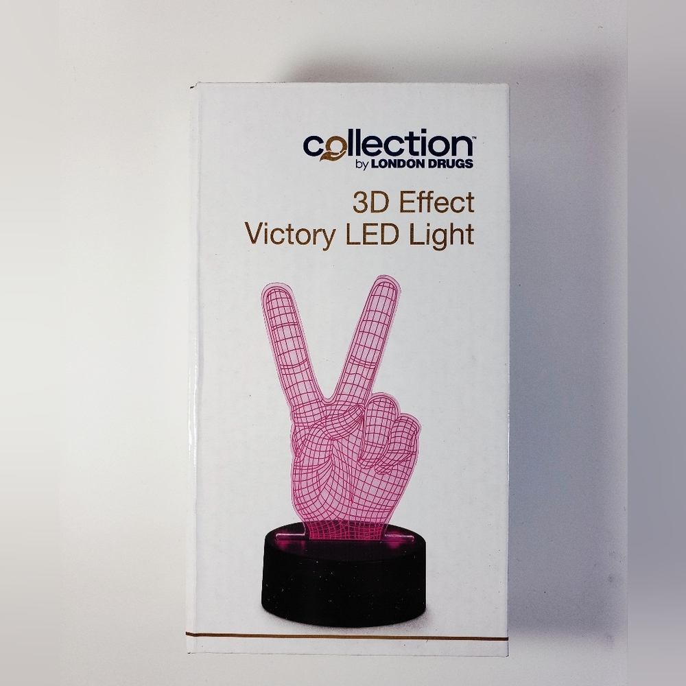 3D Effect Victory LED Light ✌️ - Picture 10 of 16